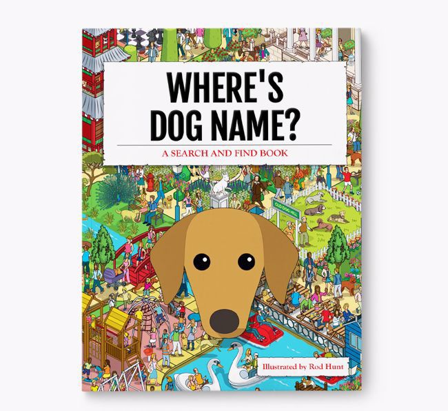 Personalized Where's {dogsName} Book